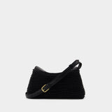 T-Lock Clutch - TOTEME - Leather - Black