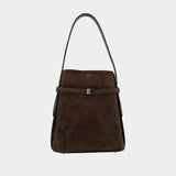 Belted Purse - TOTEME - Leather - Brown