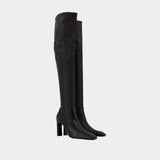 Over The Knee Boots - TOTEME - Leather - Black