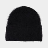 Alpaca Beanie - TOTEME - Wool - Black