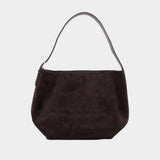 Medium Belted Shopper Bag - TOTEME - Leather - Brown