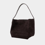 Medium Belted Shopper Bag - TOTEME - Leather - Brown