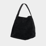 Belted Shopper Bag - TOTEME - Leather - Black