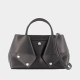 Small Mercer Shopper Bag - TOTEME - Leather - Black