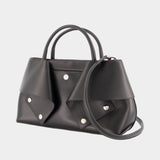 Small Mercer Shopper Bag - TOTEME - Leather - Black
