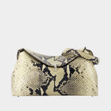 T-Lock Python Clutch Bag – TOTEME – Leather – Multi