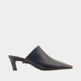 Mules - TOTEME - Leather - Black