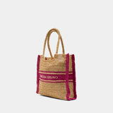 Panier Gm Shopper Bag - Vanessa Bruno - Raffia - Multicolor