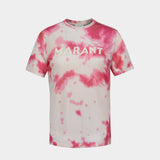 Zewel Gb T-Shirt - Isabel Marant - Cotton - Pink