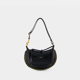 Moon Pocket Shoulder Bag - Isabel Marant - Leather - Black