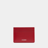 Card Holder - Jil Sander - Leather - Red