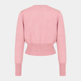 Bea Cropped Cardigan - Vivienne Westwood - Wool - Pink