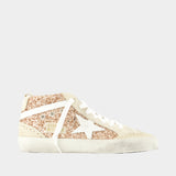 Mid Star Sneakers - Golden Goose Deluxe Brand - Leather - Pink