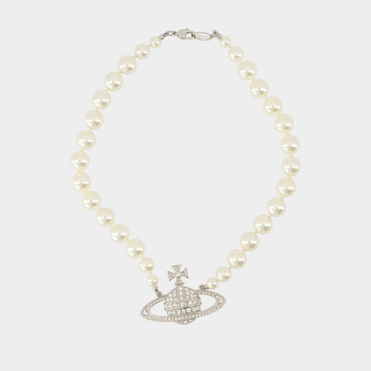 One Row Necklace - Vivienne Westwood - Metal - Silver