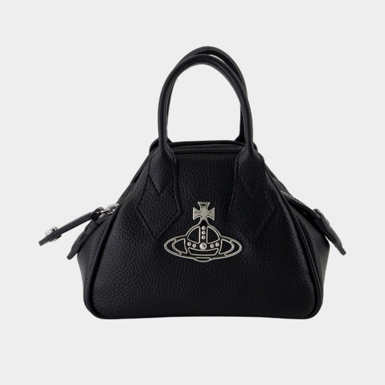 Mini Yasmine Purse - Vivienne Westwood - Leather - Black