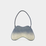 Double D Shoulder Bag - DIESEL - Cotton - Blue