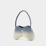 Double D Shoulder Bag - DIESEL - Cotton - Blue