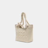3D Xs Shopper Bag - DIESEL - Cotton - White