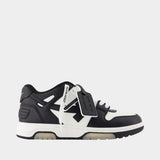 Out Of Office Sneakers - OFF WHITE - Leather - Black