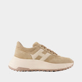H669 Allacciato H Sneakers - Hogan - Leather - Beige