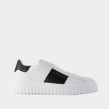 H-Stripes Allacciato Banda Sneakers - Hogan - Leather - Multicolor