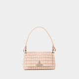 Hazel Medium Shoulder Bag - Vivienne Westwood - Leather - Pink