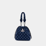 Hilary Handbag - Vivienne Westwood - Denim - Blue