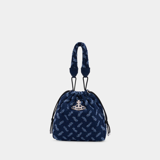 Hilary Handbag - Vivienne Westwood - Denim - Blue