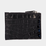 Slim Card Holder - Vivienne Westwood - Leather - Black
