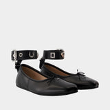 Bardot Ballerinas - Vivienne Westwood - Leather - Black