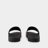 Sandals - Versace - Leather - Black