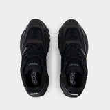 Low Top Sneakers - Versace - Leather - Black