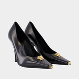 T.105 Pumps - Versace - Leather - Black