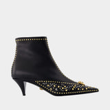 T.55 Ankle Boots - Versace - Leather - Black