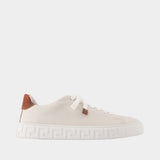 Sneakers - Versace - Leather - White