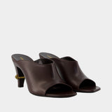 T.80 Pumps - Versace - Leather - Brown