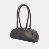 1DR Dome Shoulder Bag - DIESEL - Leather - Black
