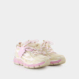 Ow Be Right Sneakers - OFF WHITE - Leather - Beige