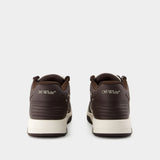 Out Of Office Sneakers - OFF WHITE - Leather - Brown