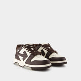 Out Of Office Sneakers - OFF WHITE - Leather - Brown