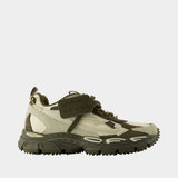 Be Right Back Sneakers - OFF WHITE - Leather - Green
