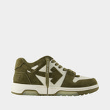 Out Of Office Sneakers - OFF WHITE - Leather - Khaki