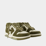 Out Of Office Sneakers - OFF WHITE - Leather - Khaki