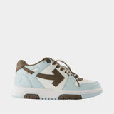 Out Of Office Sneakers - OFF WHITE - Leather - Blue