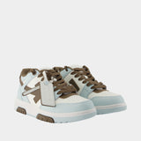 Out Of Office Sneakers - OFF WHITE - Leather - Blue