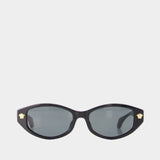 0ve4512d Sunglasses - Versace - Acetate - Black