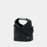Japanese Small Crossbody - MM6 Maison Margiela - Leather - Black