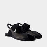 Sandals - MM6 Maison Margiela - Leather - Black