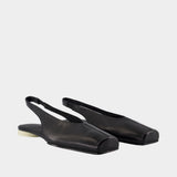 Sandals - MM6 Maison Margiela - Leather - Black
