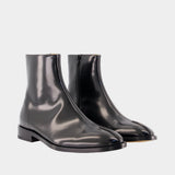 Ankle Boots - MM6 Maison Margiela - Leather - Black